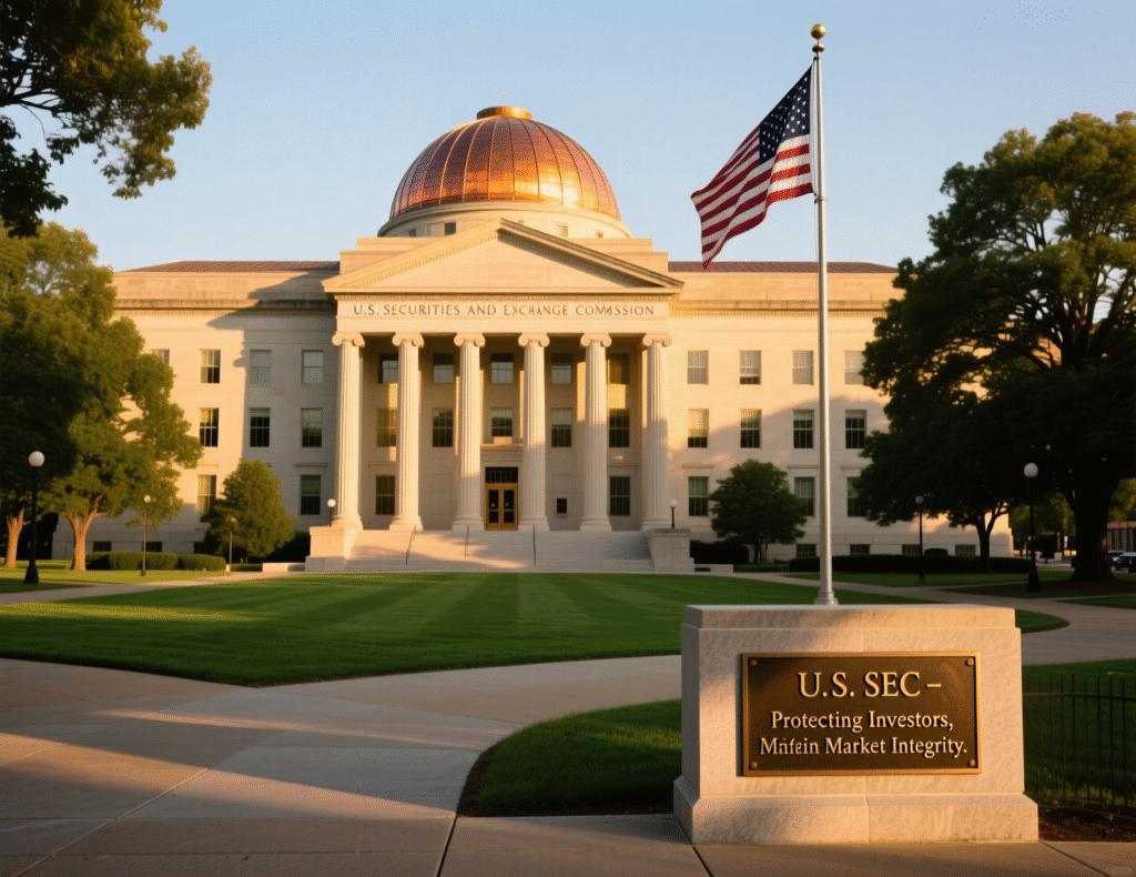 SEC headquarters where ETF applications are reviewed