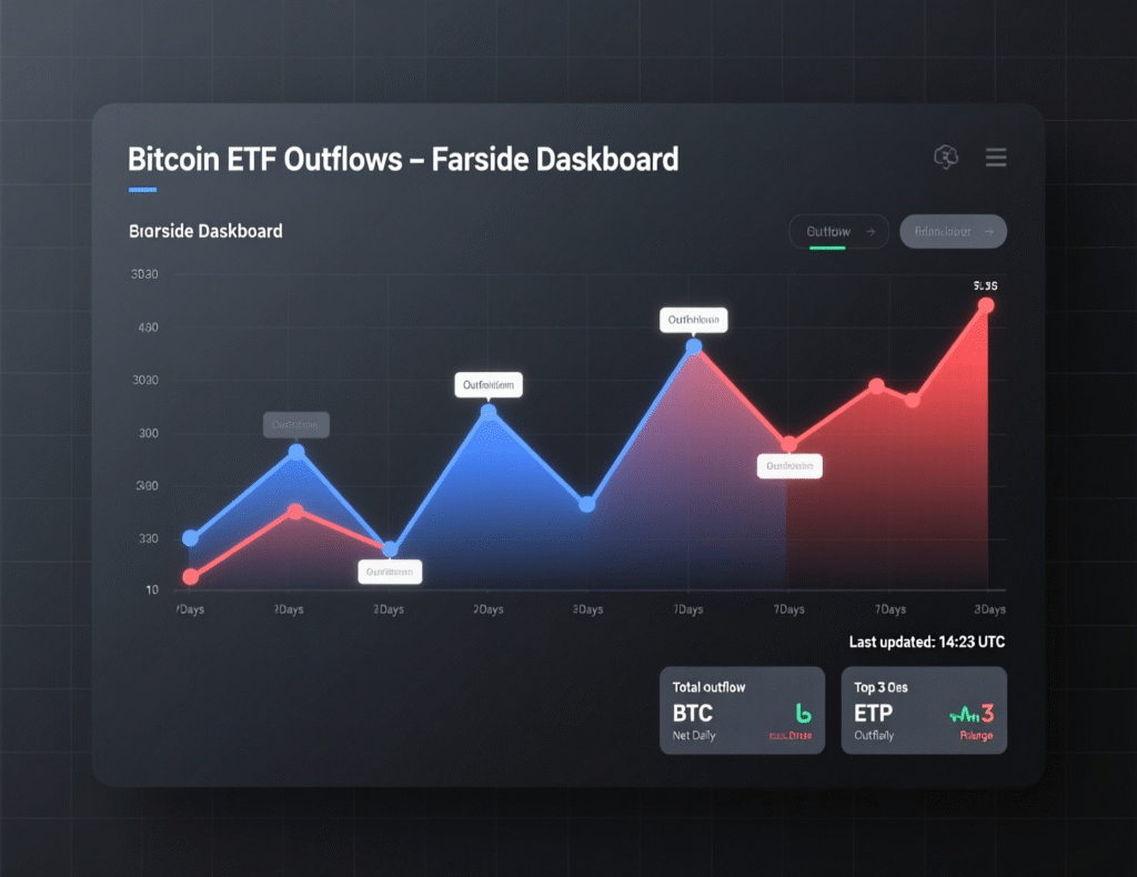 Bitcoin intraday chart showing brief move below $95,000