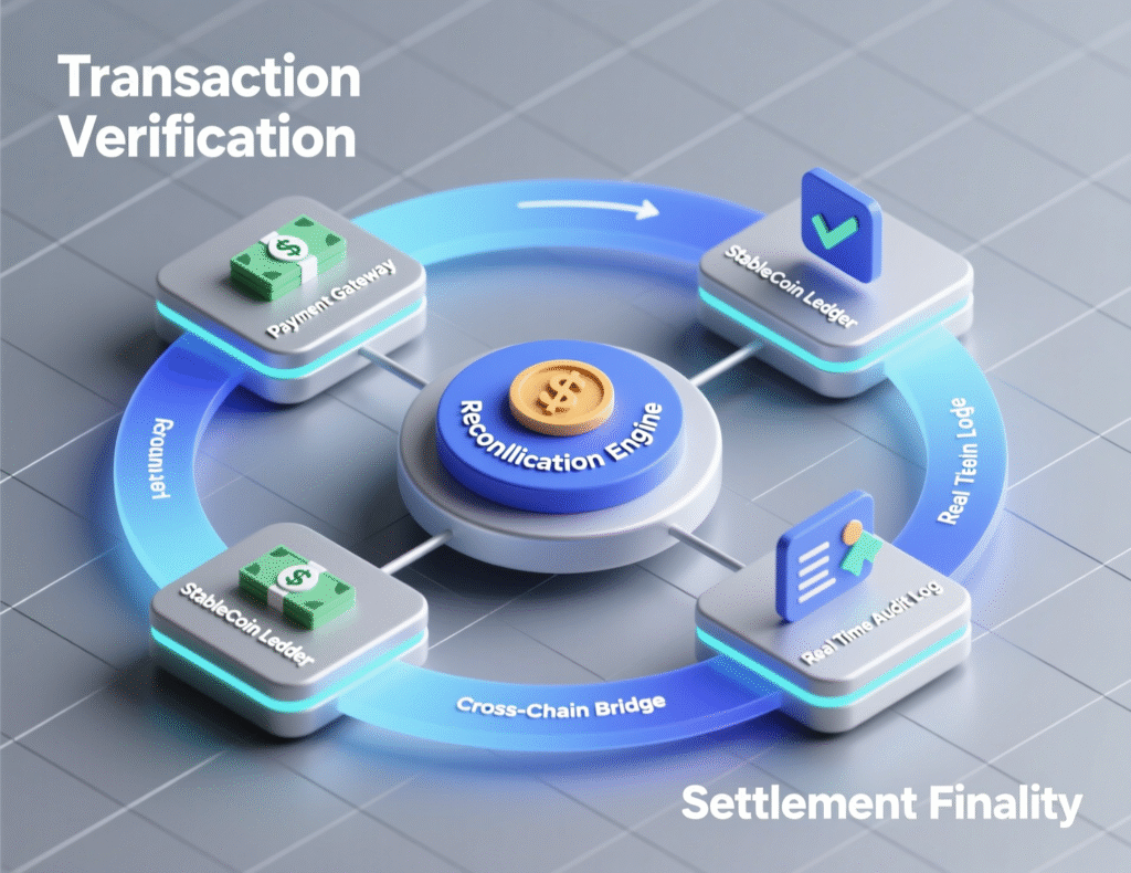 Institutional Adoption & Stablecoins 4 “Reconciliation flow for on-chain payments into ERP and treasury”