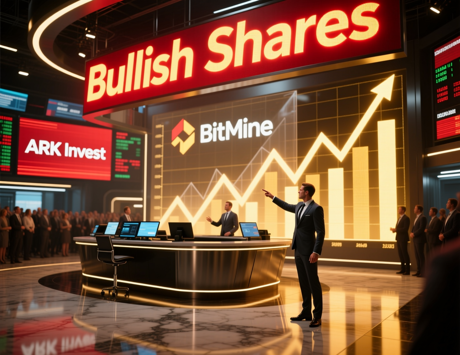 ARK Invest buys BitMine and Bullish shares across ETFs