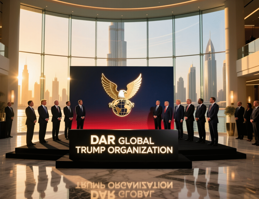 Dar Global and Trump Organization press event in Dubai 