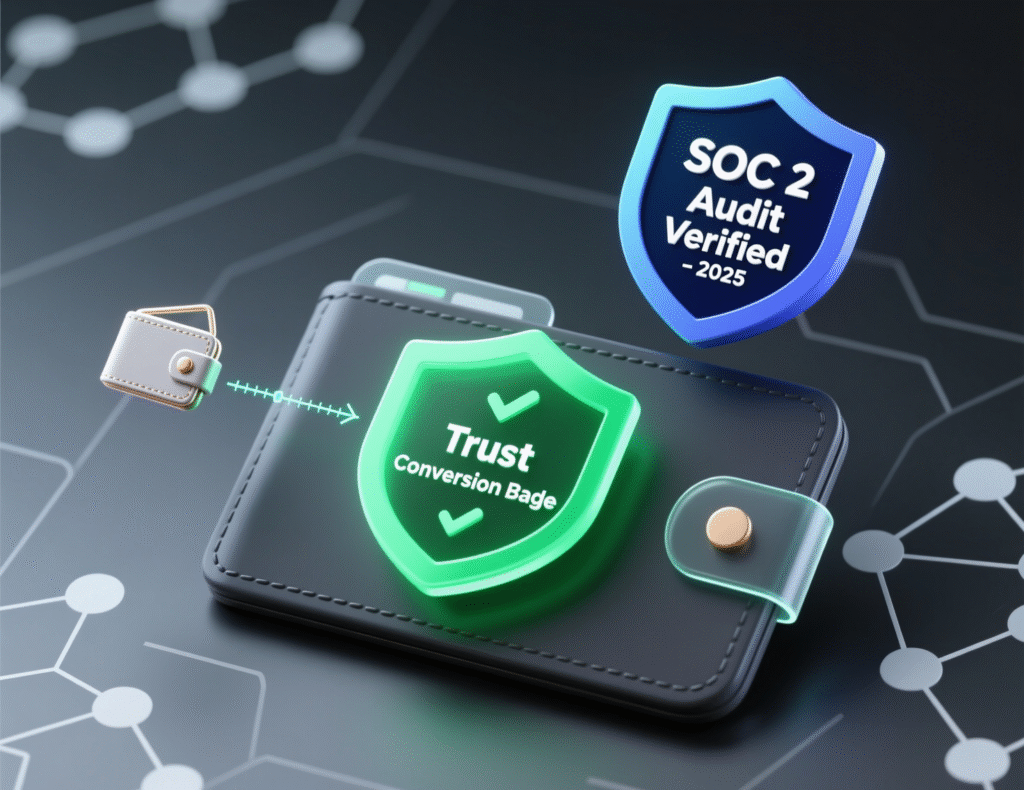 Stablecoin Crowdfunding: The 2025 Buyer’s Guide 4 Trust badges for SOC 2, audit, public wallet, and AML screening