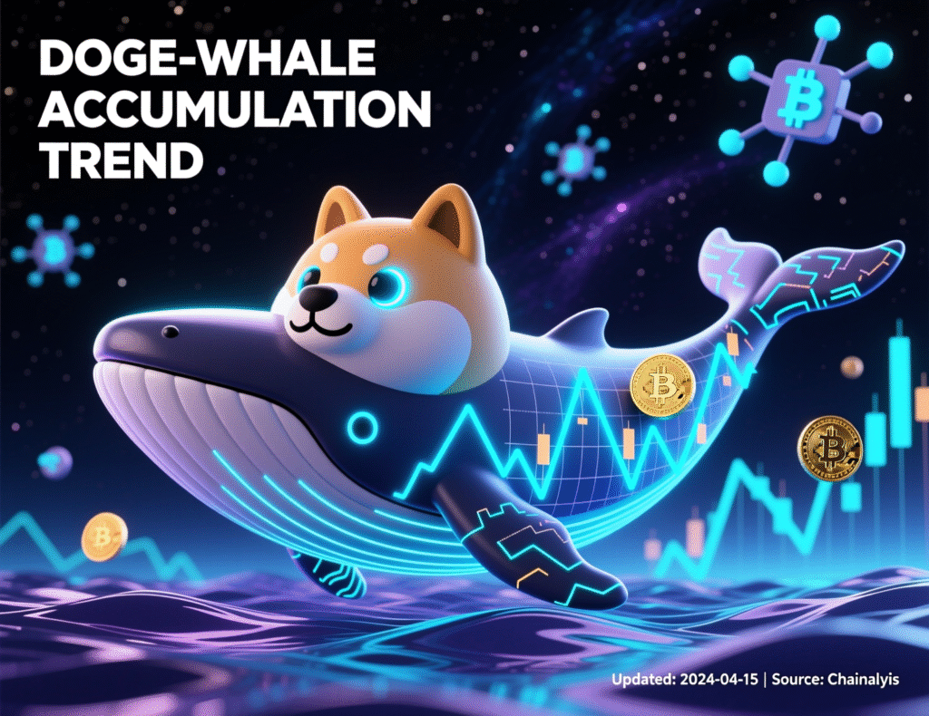 “Whale accumulation of DOGE increasing over two weeks”