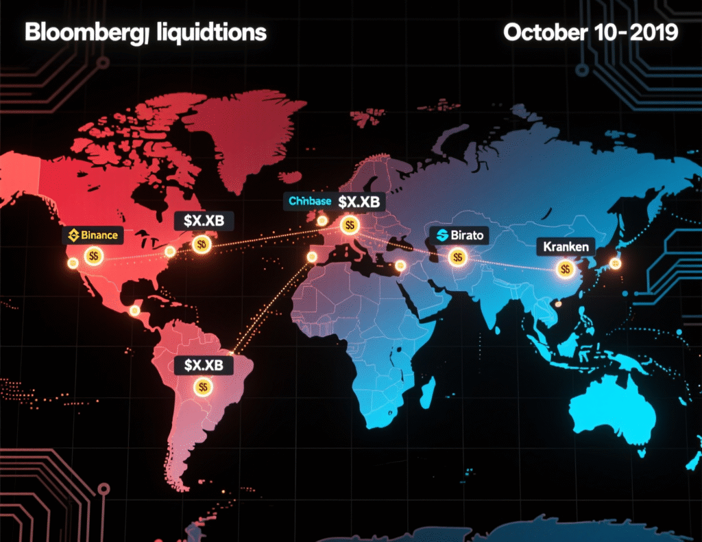 “Heatmap of ~$19B crypto liquidations on Oct. 10”