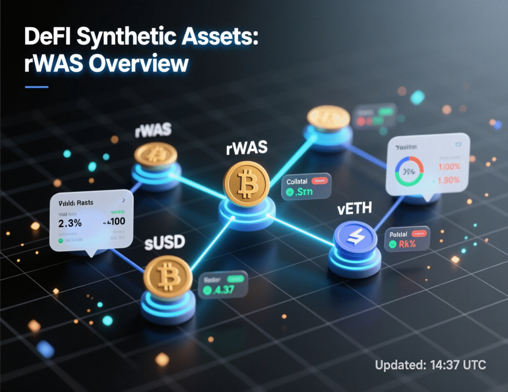 Visual overview of DeFi synthetic assets and tokenized RWAs in cross-chain DeFi