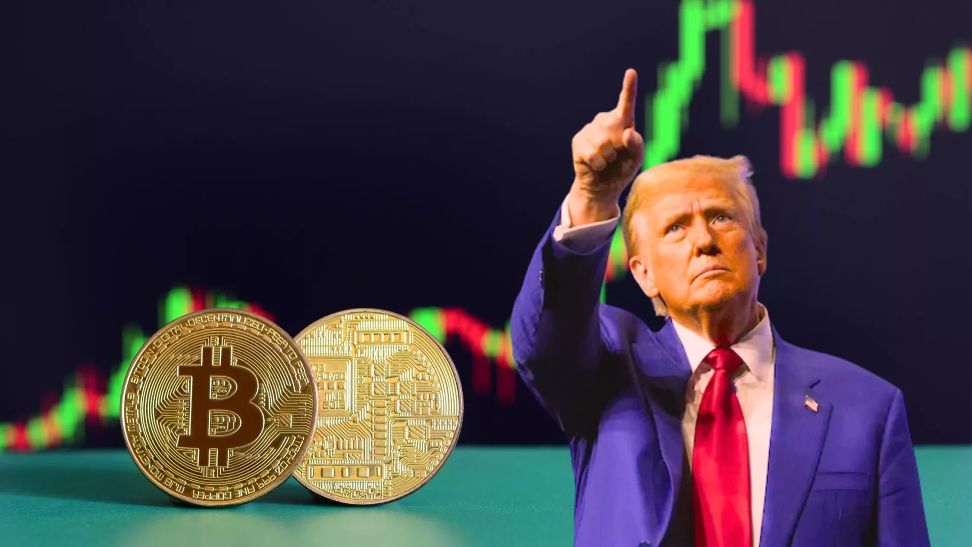 Overview graphic illustrating Trump crypto policy 2025 milestones