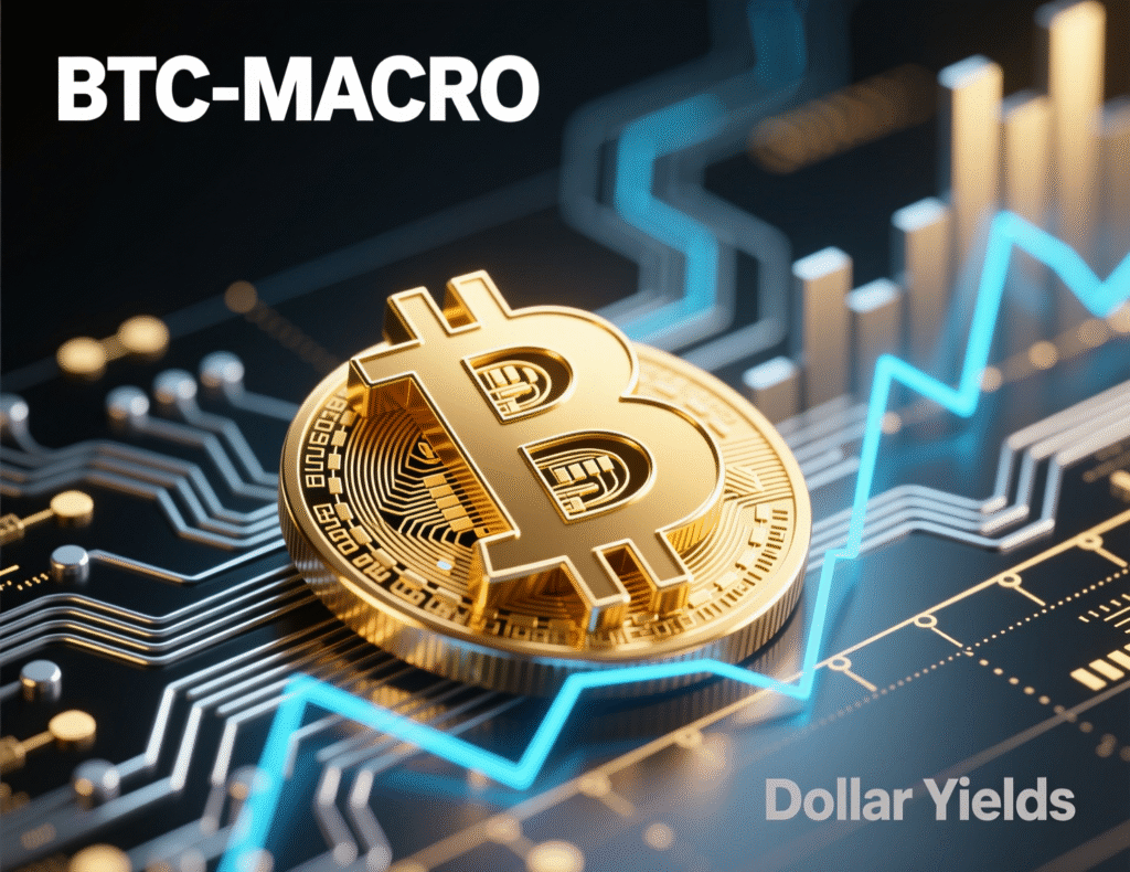 Macro dashboard of DXY and UST yields alongside BTC price