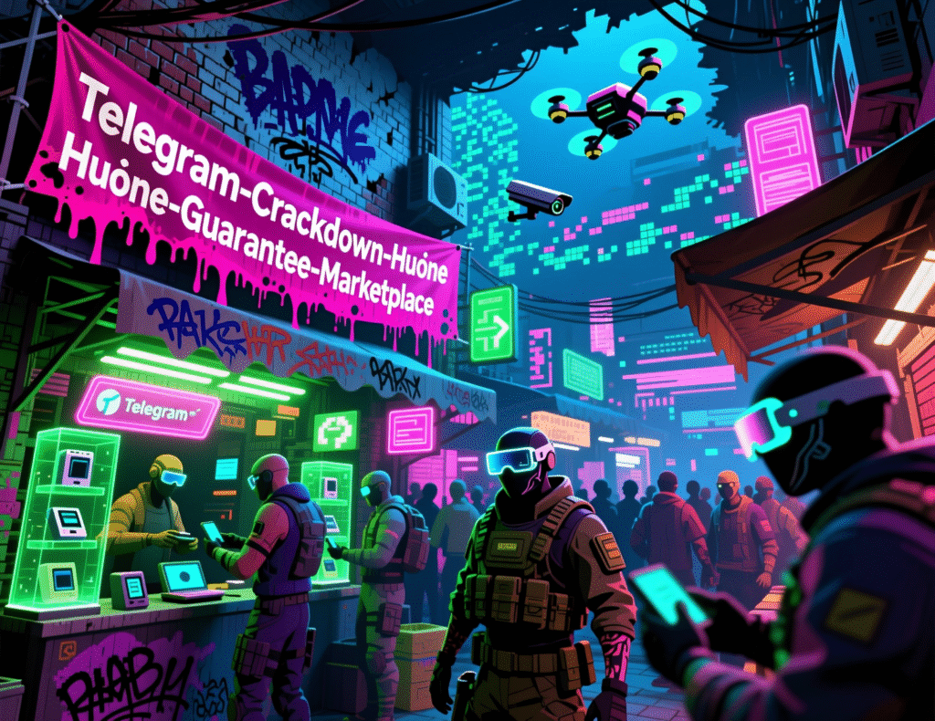 Telegram purge references to Huione/Haowang Guarantee marketplace