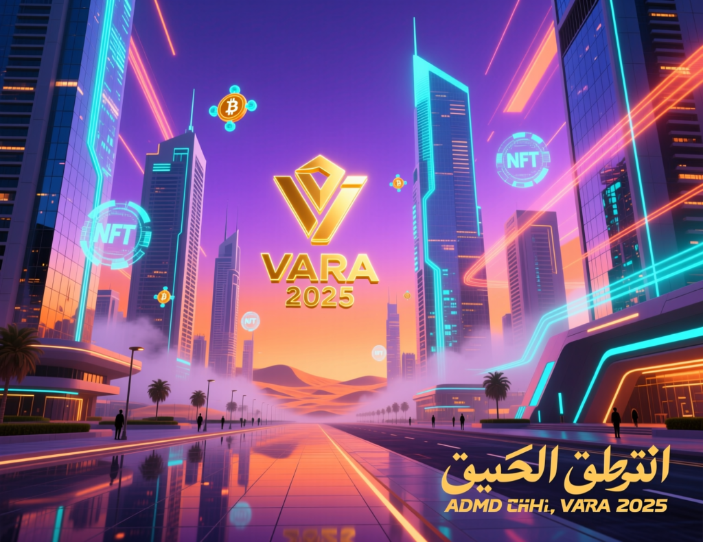 Illustration of Dubai and Abu Dhabi skyline representing UAE as a leading crypto hub with VARA and ADGM regulation.