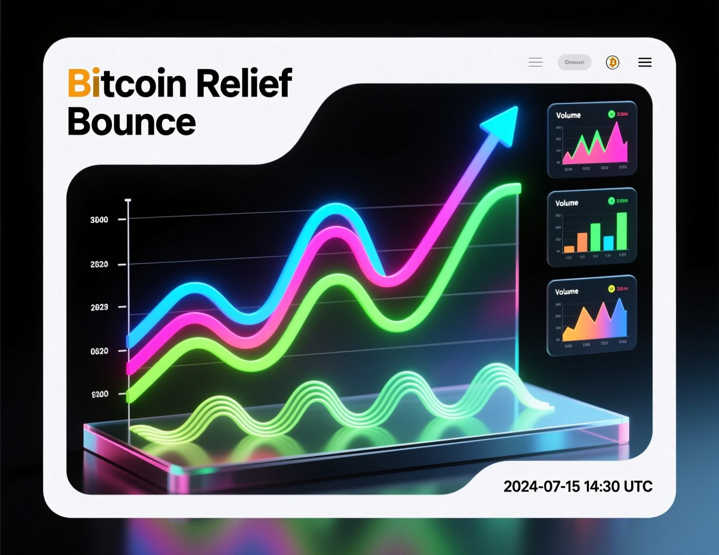 “Bitcoin relief bounce analysis chart showing rebound toward $94k”