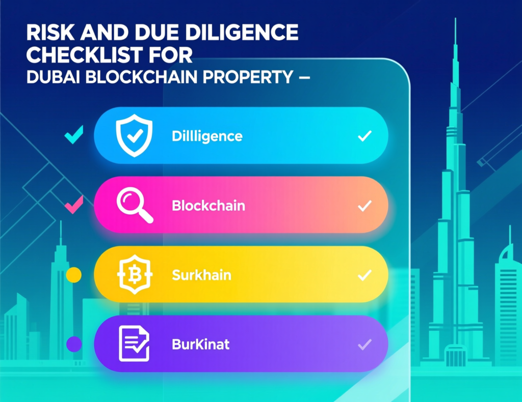 Due diligence checklist for blockchain in Dubai real estate