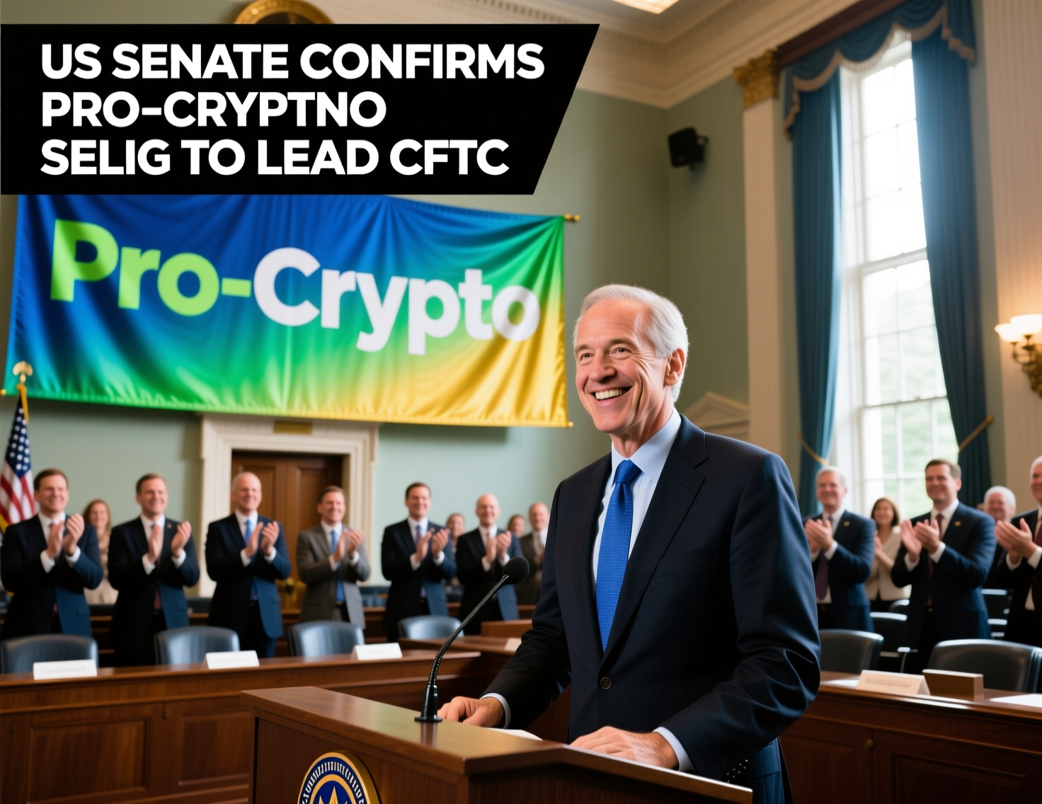 US Senate confirms pro-crypto Selig to lead CFTC