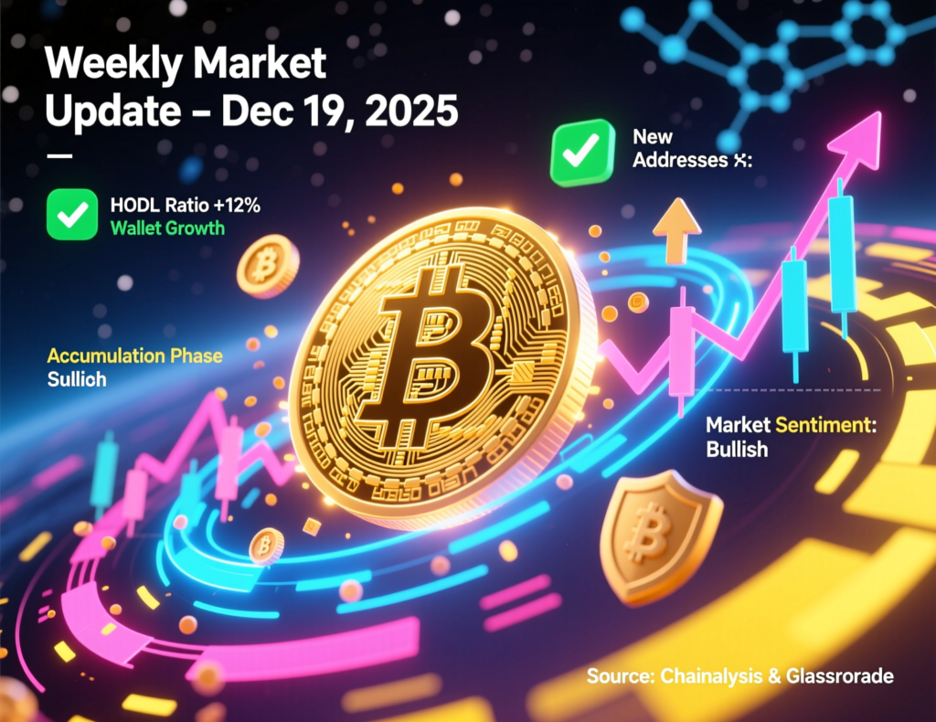“Bitcoin long-term holder perspective in the weekly market update with calm, long-horizon theme”
