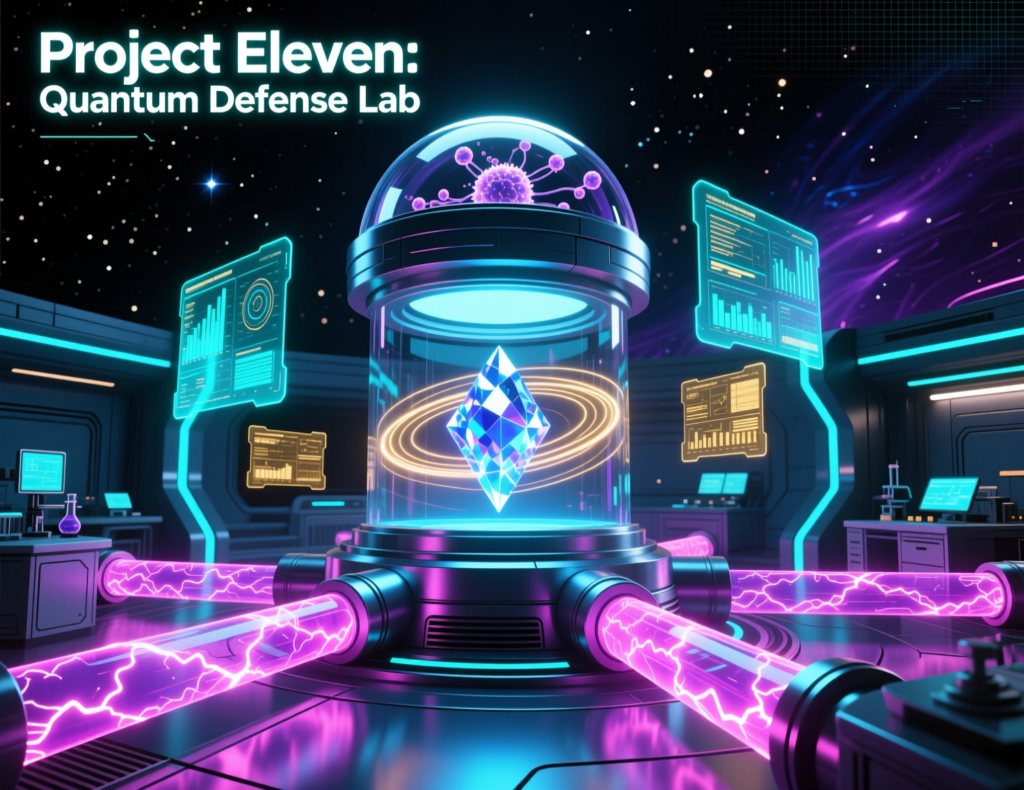 Project Eleven’s quantum-defense focus illustration