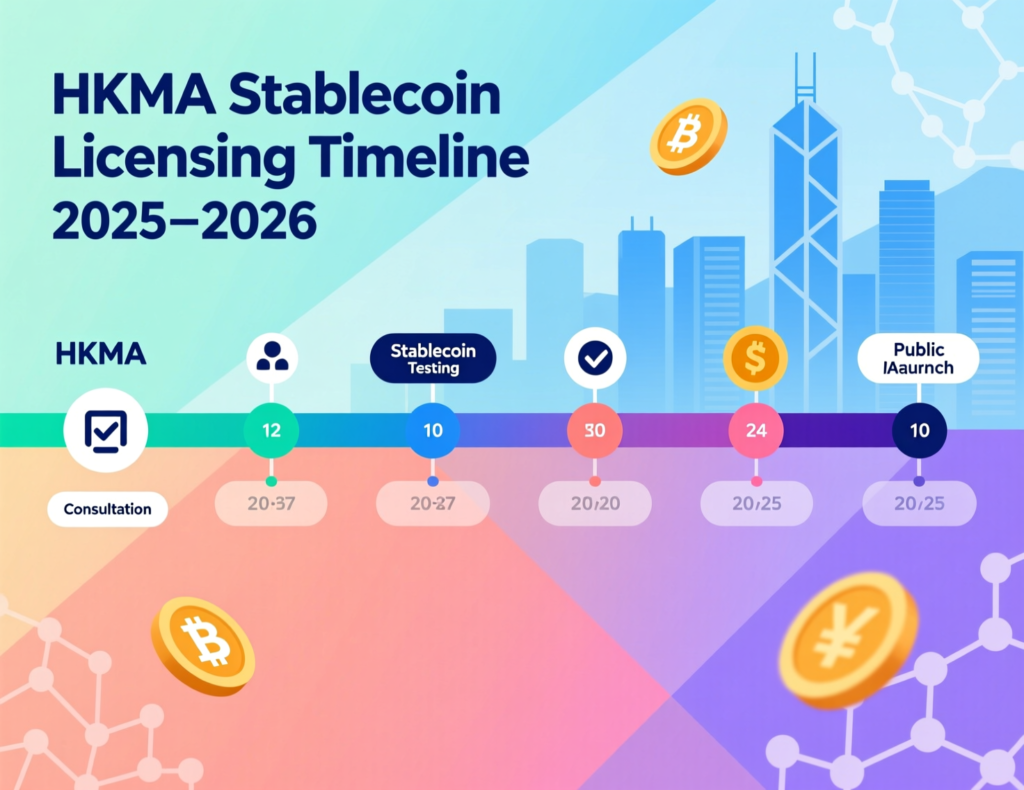 HKMA stablecoin licensing timeline overview