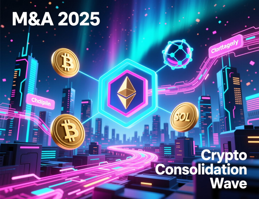 Cryptocurrency mergers and acquisitions activity in 2025