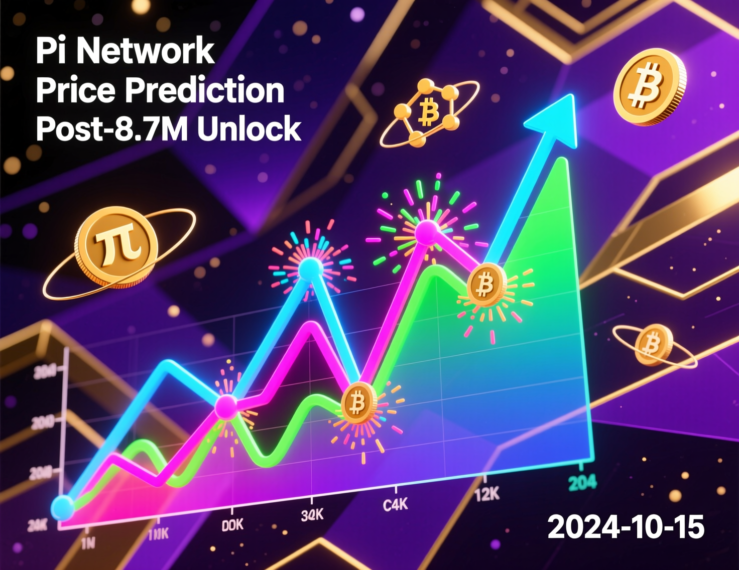 Pi Network price prediction after 8.7 million token unlock with key support levels marked