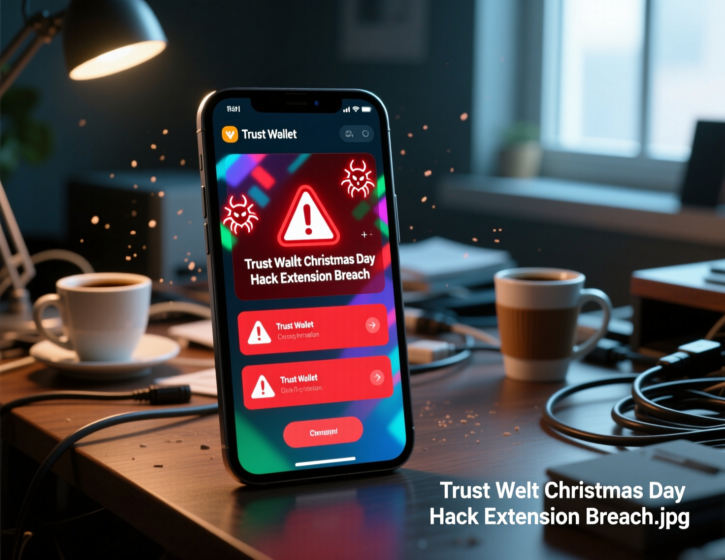 Trust Wallet Christmas Day hack extension breach on desktop