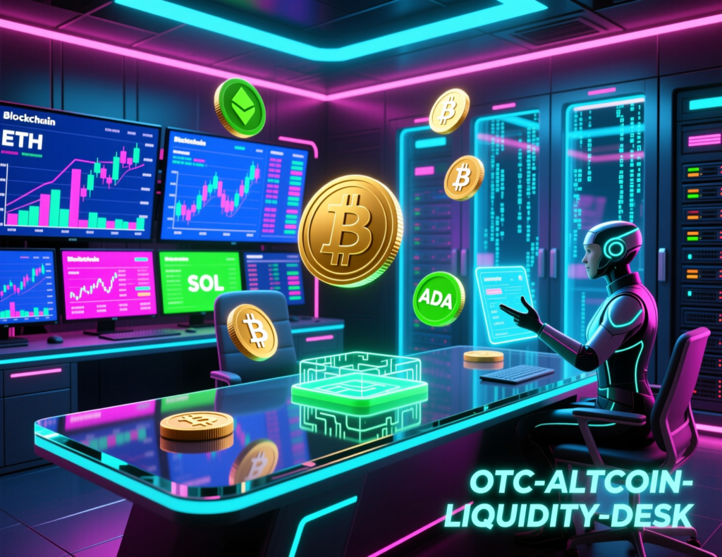 OTC options desk providing quotes across multiple altcoins