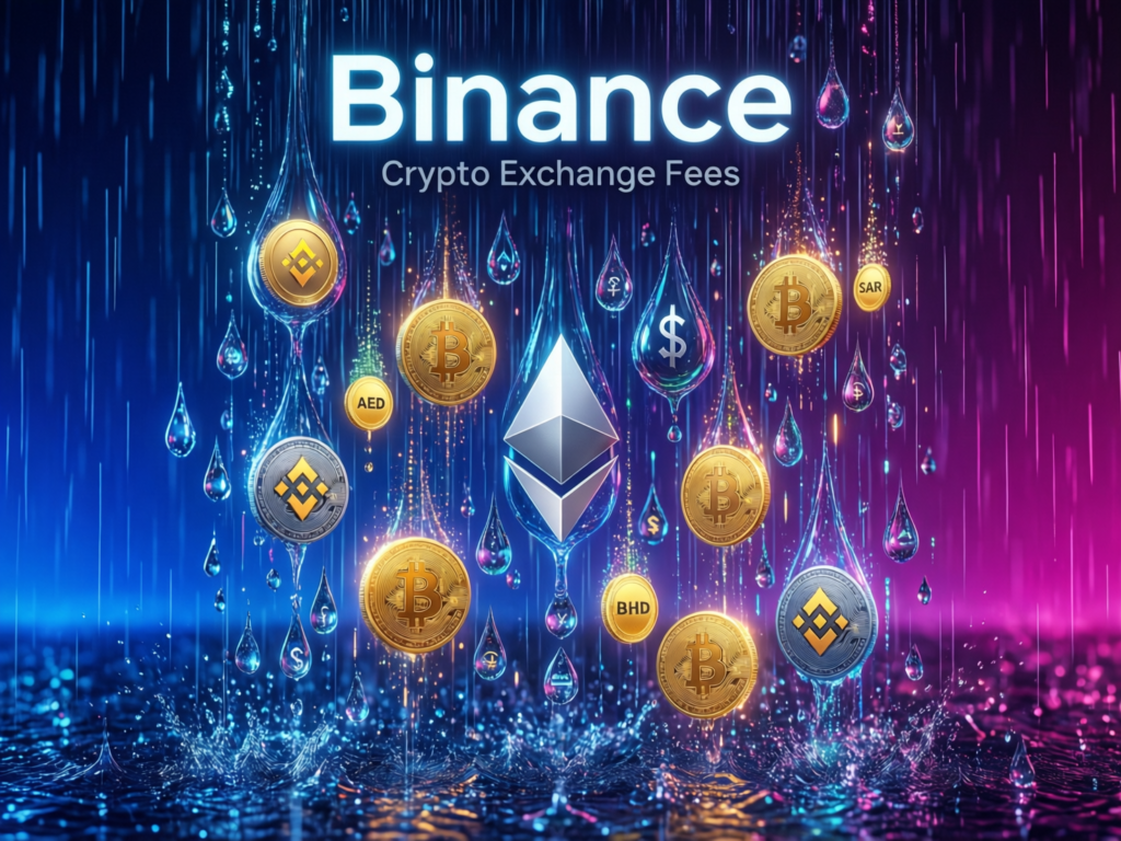 Comparing Rain vs Binance trading fees in AED, SAR and BHD