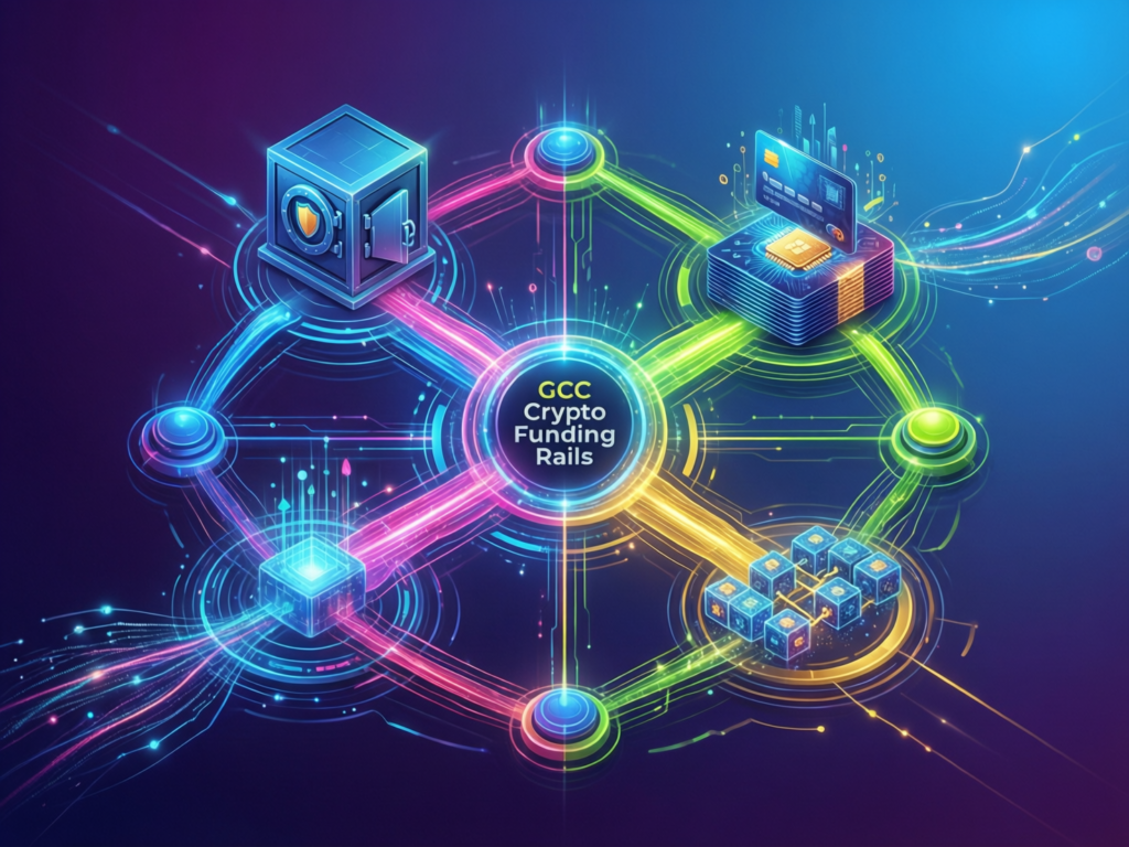 GCC crypto funding rails via local banks, P2P and cards