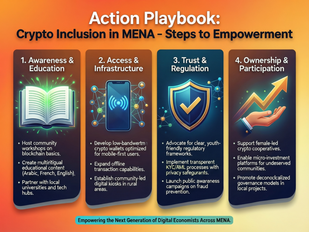 Financial Inclusion With Crypto in MENA: A Practical Guide 5 Action playbook steps for financial inclusion with crypto in MENA for US, UK and EU stakeholders
