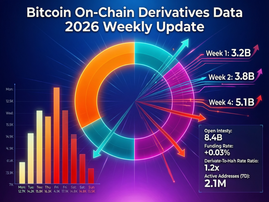 “Long-term Bitcoin outlook 2026 with city skyline and digital network representing global adoption”