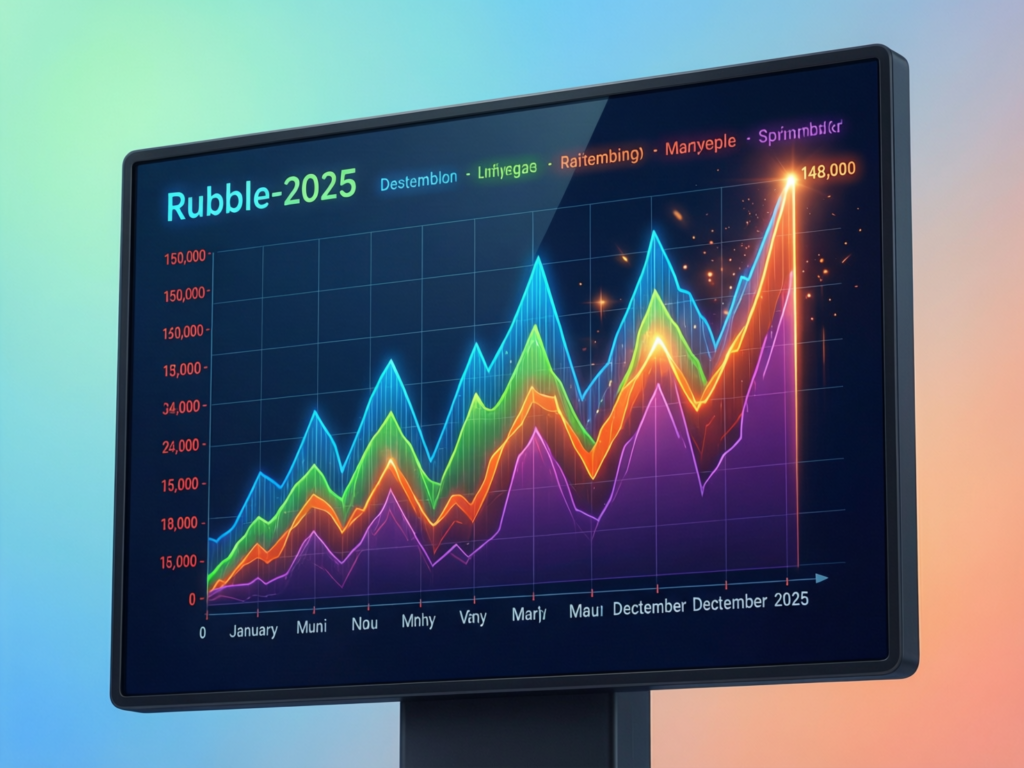 “Russian ruble 2025 performance vs USD”