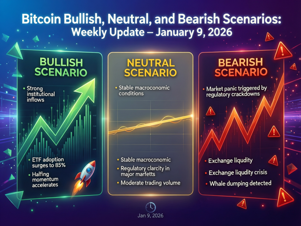 “Bullish, neutral and bearish scenarios for Bitcoin price in the weekly market update”