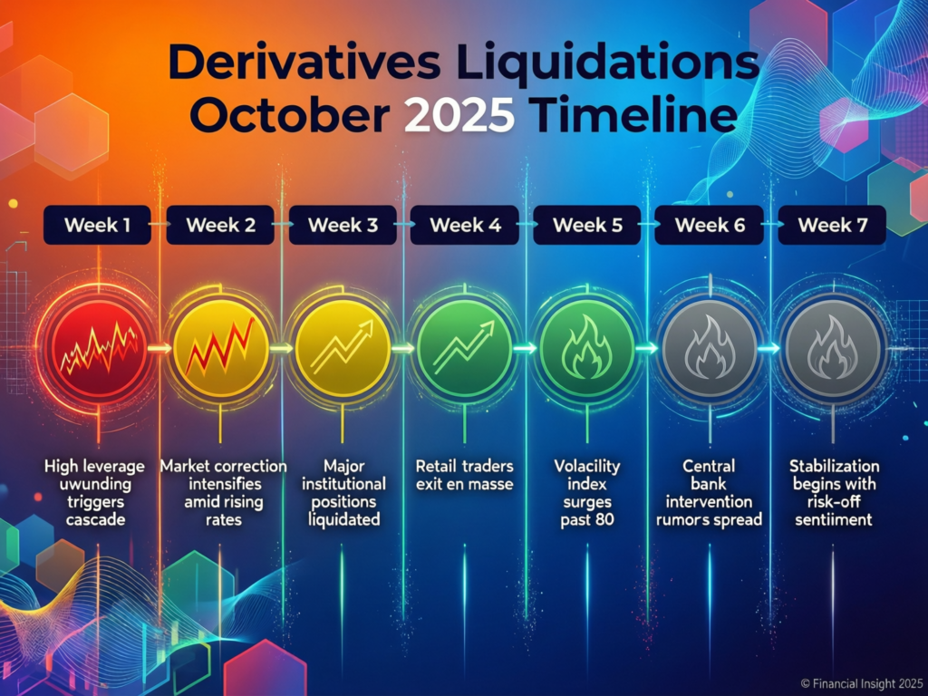 “Timeline of October 2025 crypto liquidations exceeding $19B”