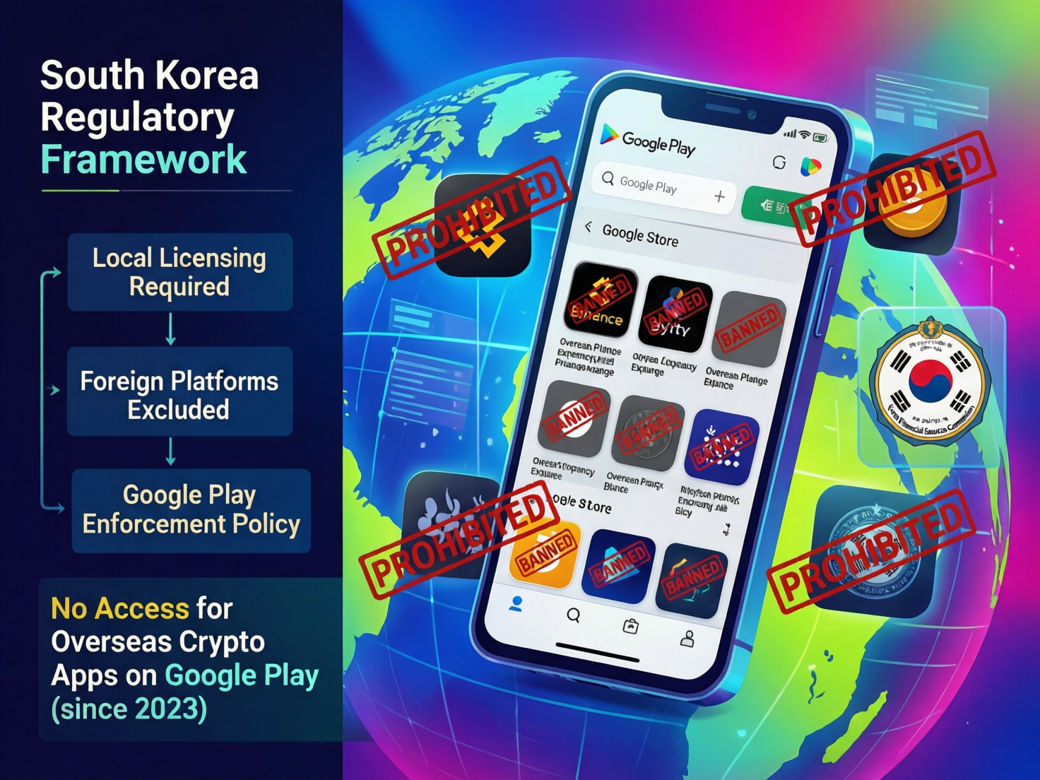 google-play-ban-on-overseas-crypto-exchanges-in-south-korea.jpg “Google Play ban on overseas crypto exchanges in South Korea notification on phone”