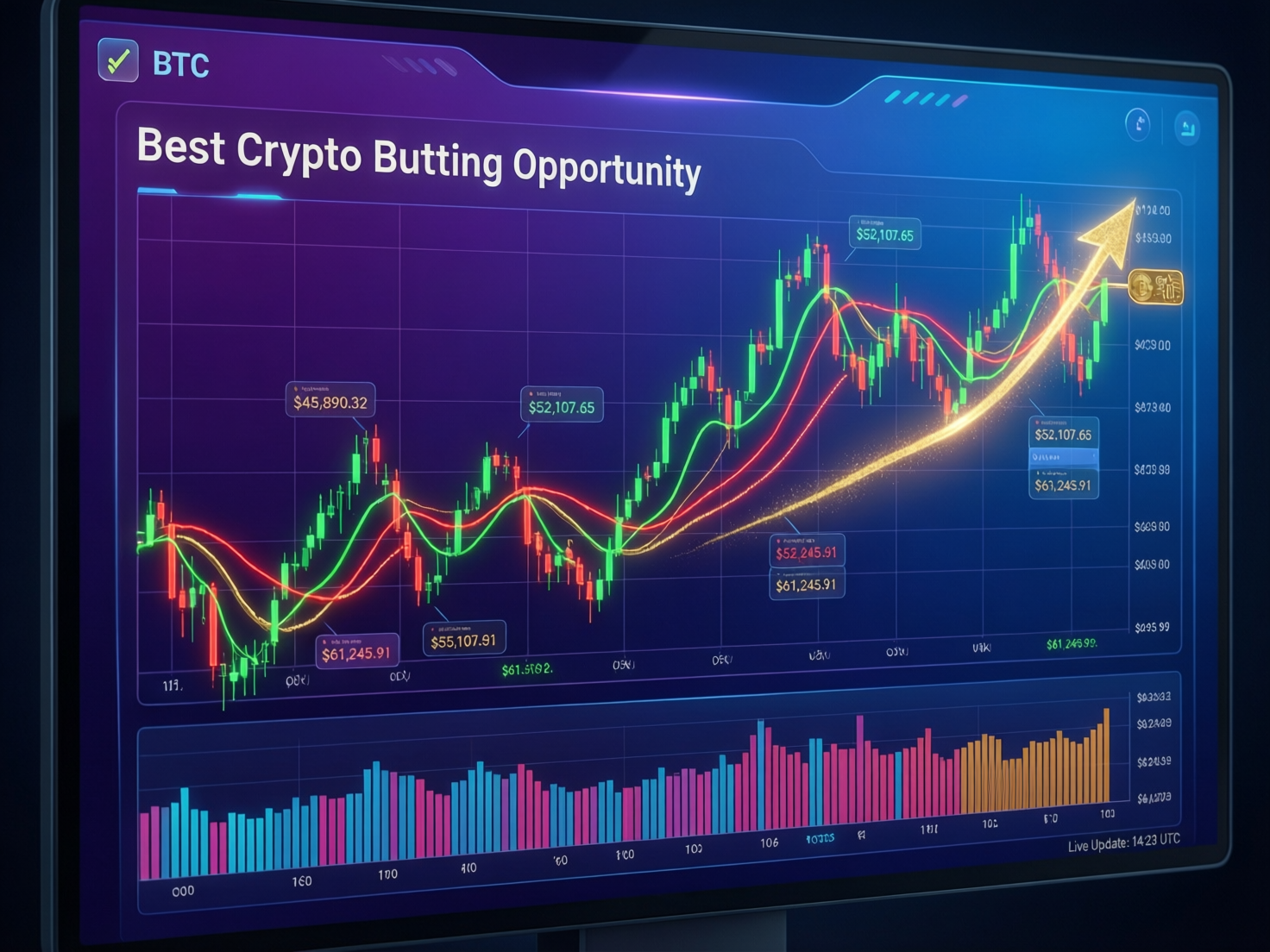 “Chart showing Bitcoin pullback—the best crypto buying opportunity case”
