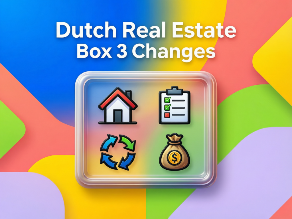 “Dutch second homes and real estate under revised Box 3 treatment”
