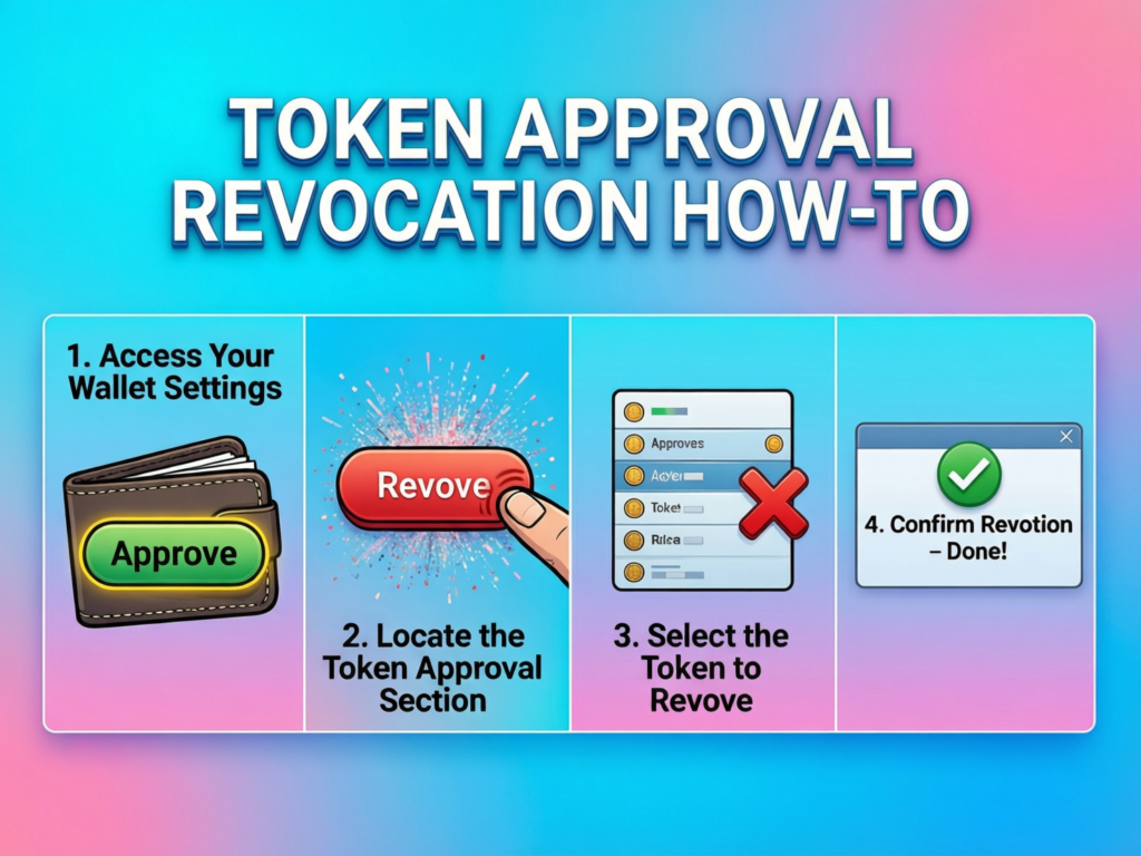 Steps to revoke ERC-20 token allowances safely