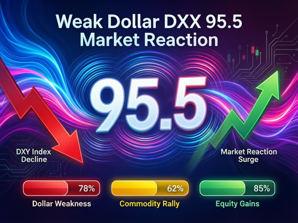 “U.S. Dollar Index near 95.5 with risk assets firming”