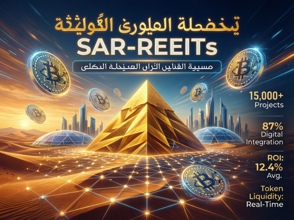 Illustration of Saudi Arabia national real estate tokenization infrastructure with registry integration