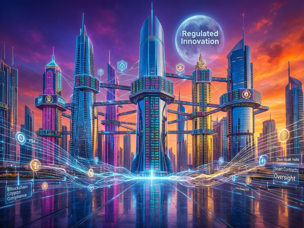 Future of Crypto in the Middle East: MENA Investor Guide 3 Dubai and Abu Dhabi as regulated virtual asset hubs in the Middle East