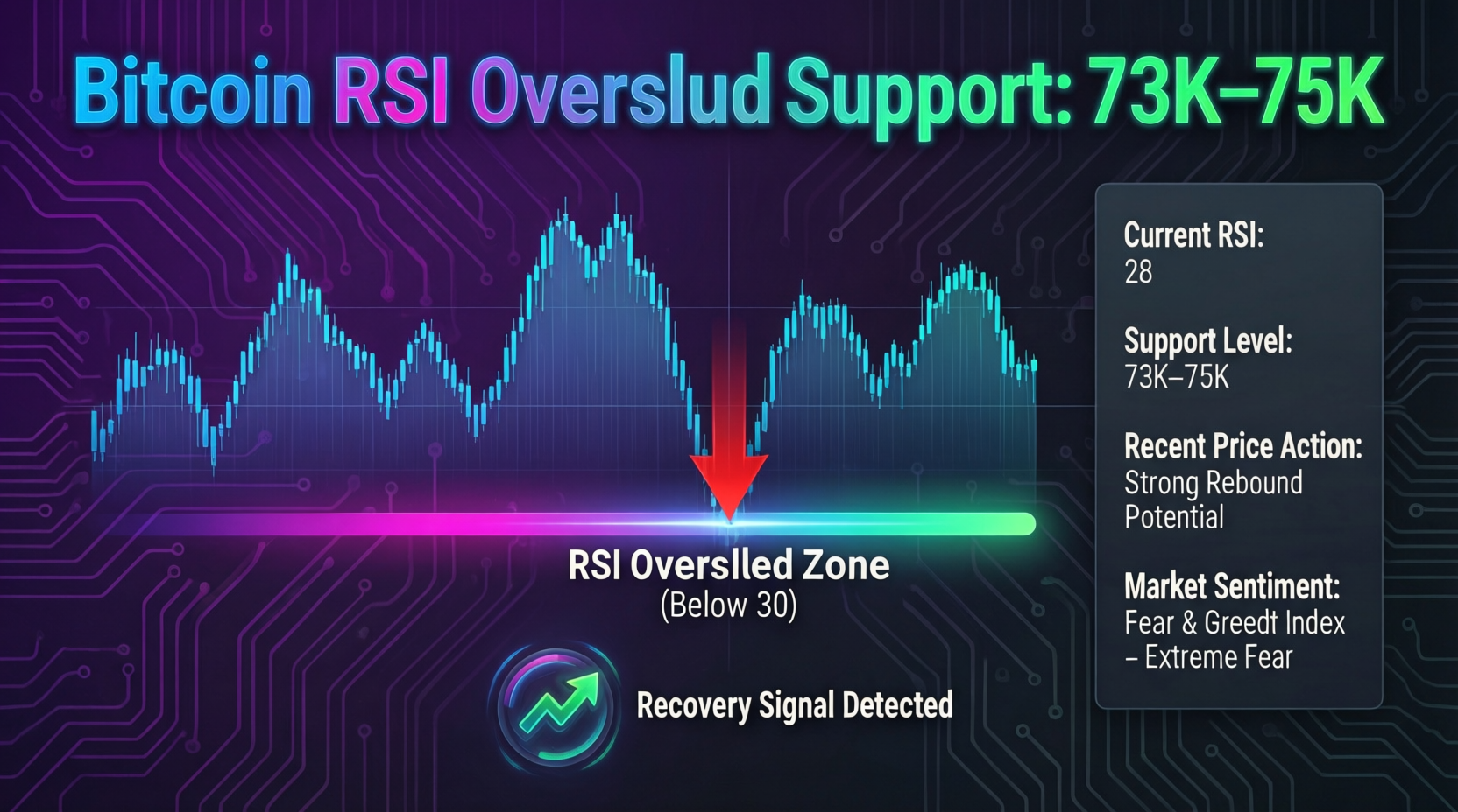 bitcoin-rsi-oversold-support-73k-75k.png “Chart showing Bitcoin RSI oversold near $73K–$75K support”