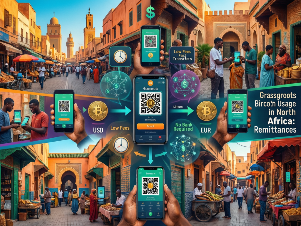Grassroots Bitcoin usage and remittances in North Africa and the Levant
