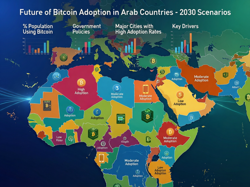 Future scenarios for Bitcoin adoption in Arab countries through 2030