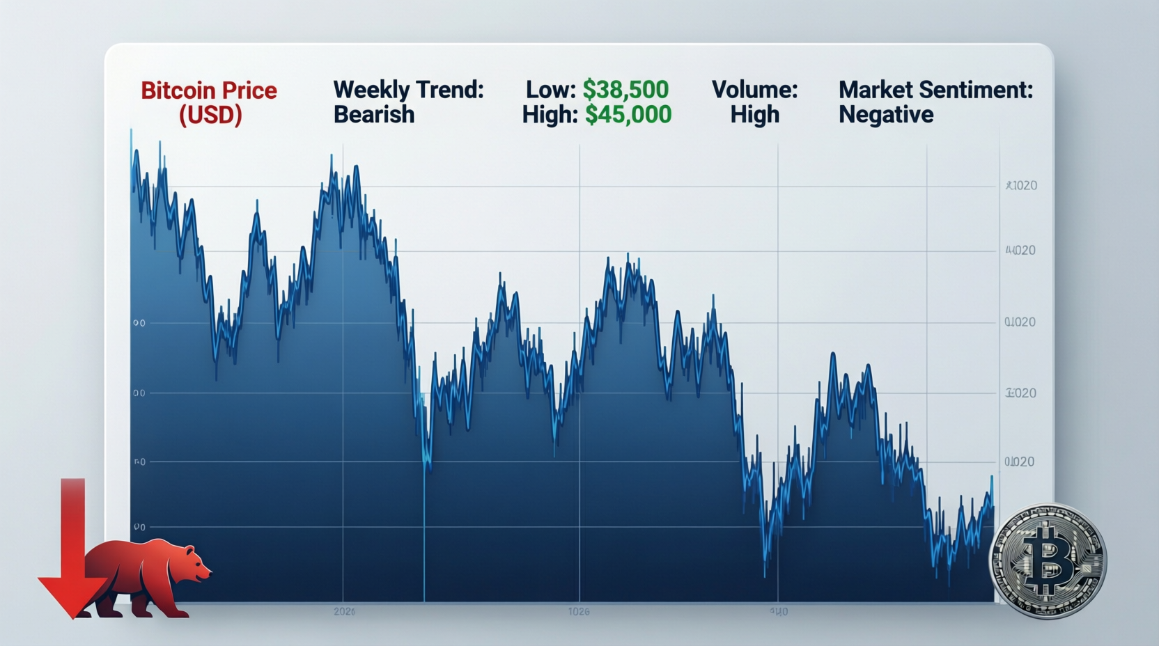 “Bitcoin weekly update 6 Feb 2026 showing bearish price action from 84k to 60k”