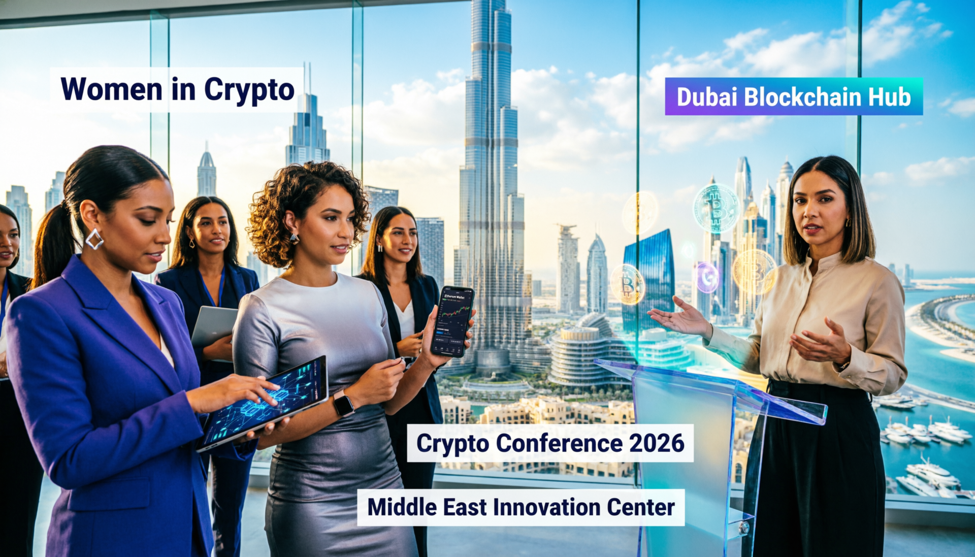 Women in crypto Middle East networking event in Dubai