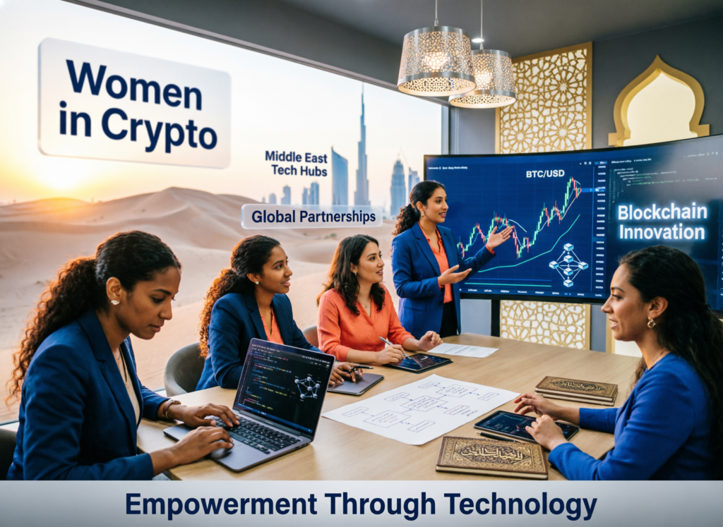 Global partners supporting women in crypto Middle East