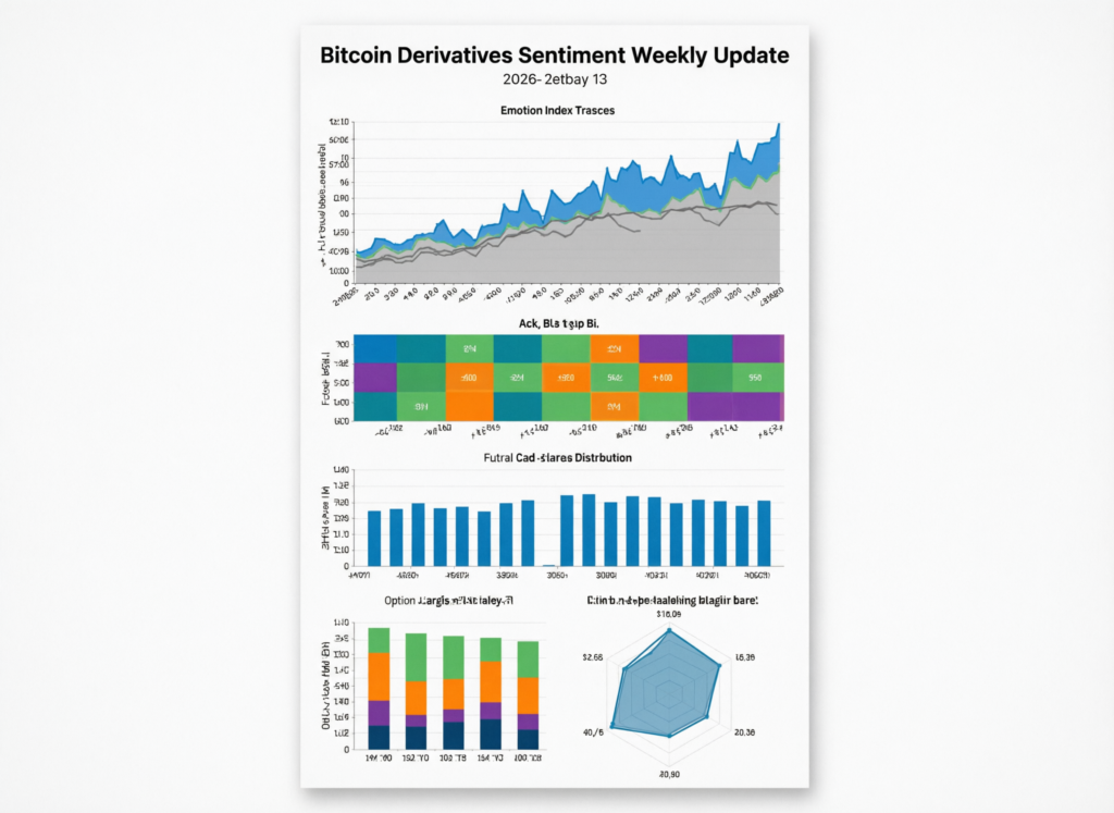 “Bitcoin weekly update showing derivatives and on-chain sentiment with reduced leverage”