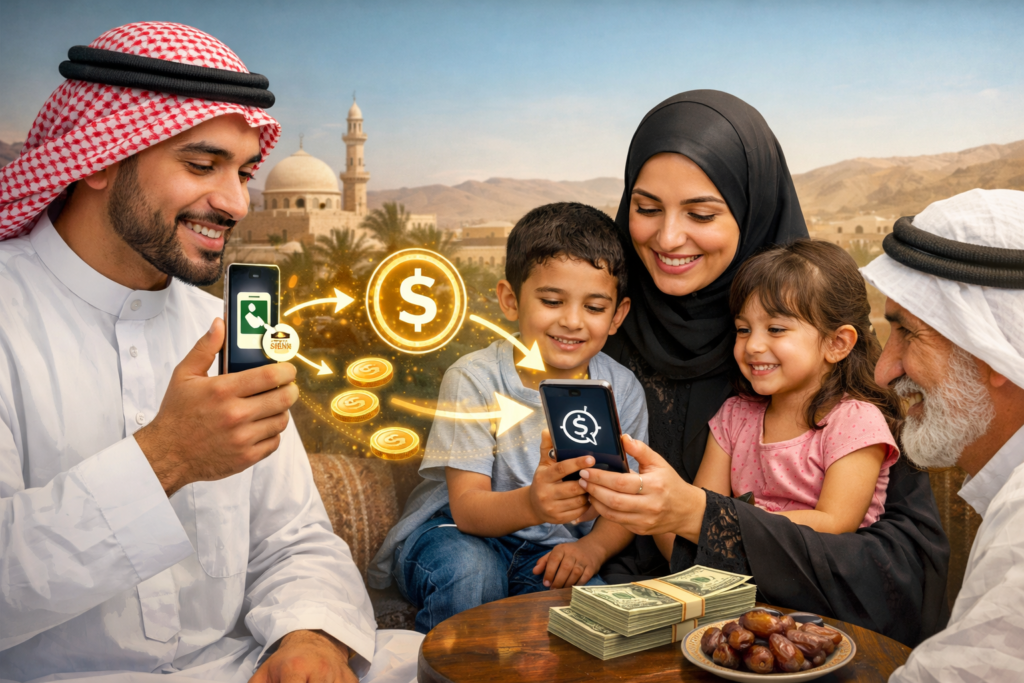 P2P Crypto Trading in the Middle East: Safe & Fast 3 Family remittance using P2P crypto and stablecoins into the Middle East