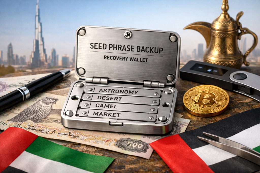 How to Store Crypto Safely in UAE Securely 4 seed phrase backup and device security for safe crypto storage in UAE