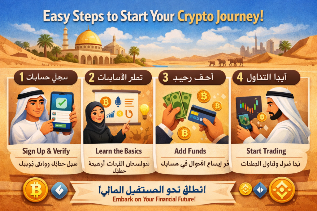 Best Crypto Exchanges for Arab Users (Safe & Halal) 5 Step-by-step onboarding checklist for Arab users opening a crypto exchange account
