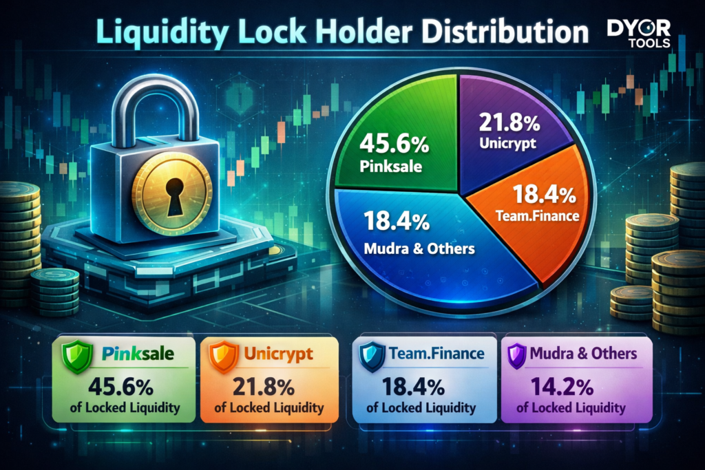 How to spot a rug pull crypto project using liquidity lock and holder distribution tools